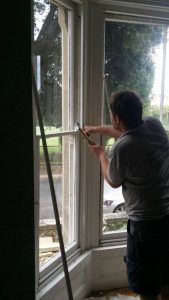 Refitting staff beading for sash windows