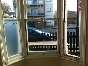 Sash window double glazing and sill replacement West Norwood