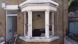 Penge Beckenham sash windows removed for sash window repair and overhaul process