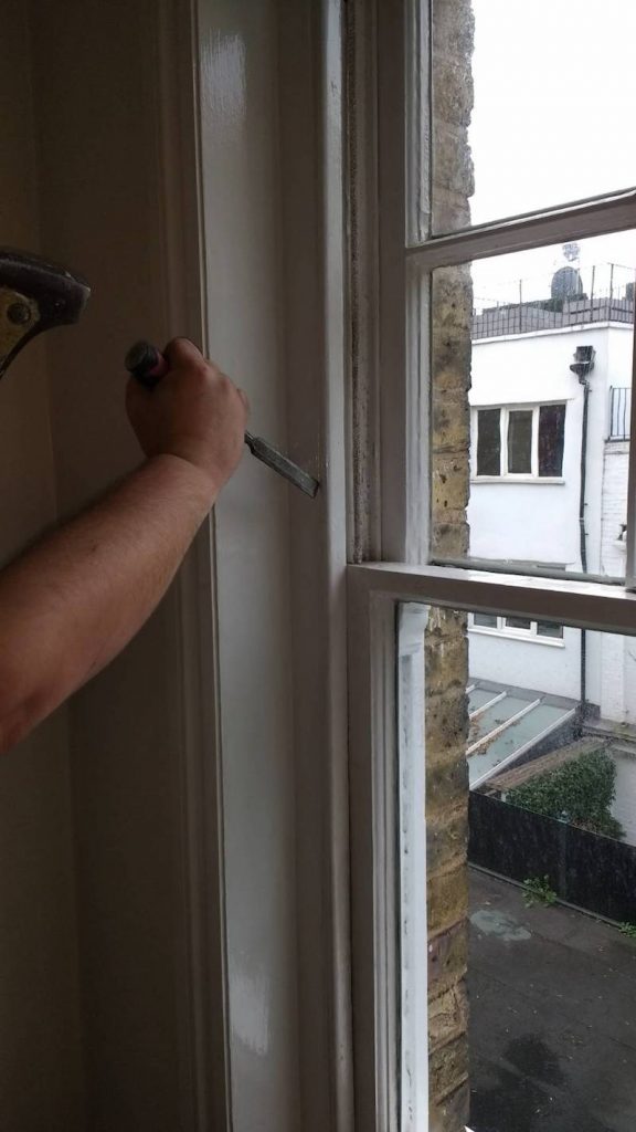 Kensington and Shepherd’s Bush sash window draught proofing