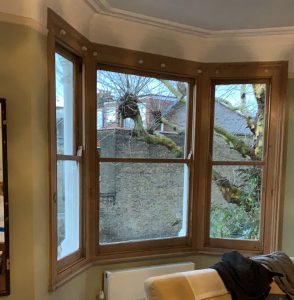 One of the most beautiful and original looking double glazed sash windows in London today.