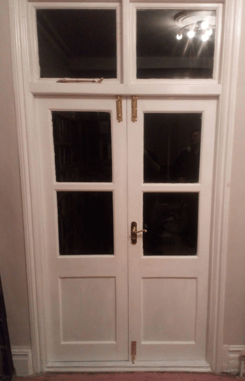 French Doors Repaired and Fully Rebuilt With Draught Proofing