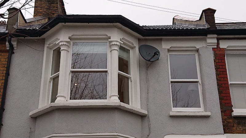 Double glazed sash windows and sill replacement case in Walthamstow study