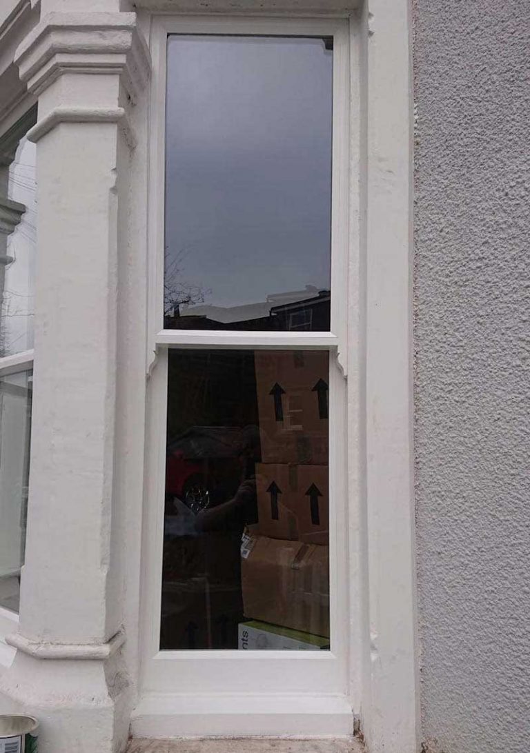 Double glazed sash windows and sill replacement case in Walthamstow