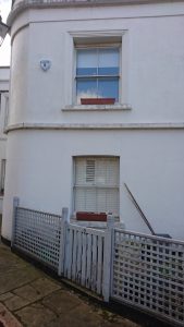 Single glazed sash windows in Islington that needed secondary glazed sash windows behind them to meet the U-value