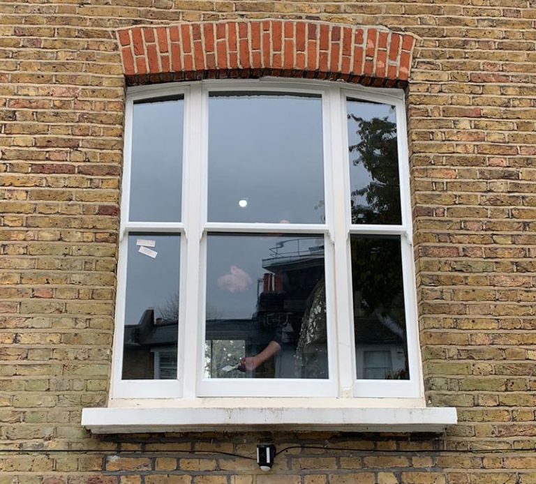 Double Glazed Venetian Sash Windows With An Arched Head London Sash Window Repairs Ltd